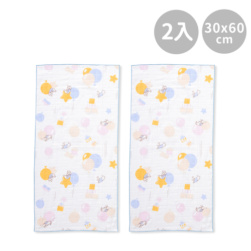 【網路限定】比得兔天絲紗布澡巾2入 30x60cm