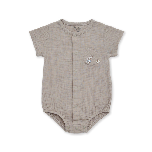 四季系列-彩色比得純棉紗布內衣兔裝