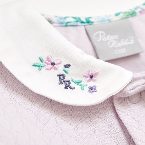 比得兔 柔紫花漾妙妙裝禮盒/連身衣4件組禮盒 (妙妙裝+髮帶+圍兜+襪子)