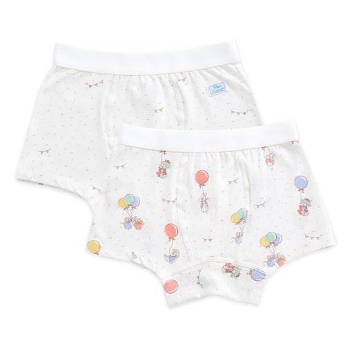 派對比得男平口褲-2入(水晶紗)