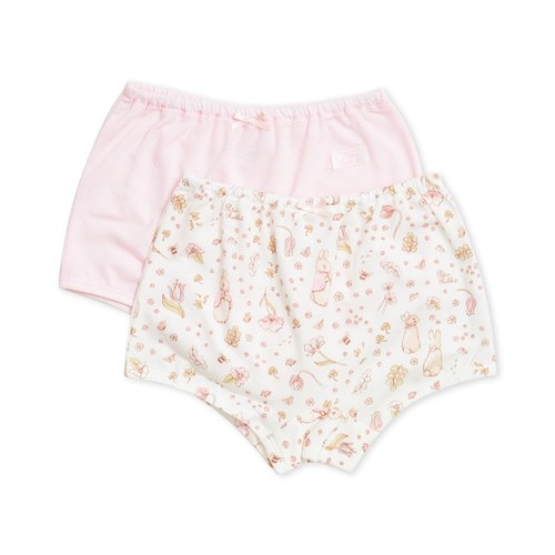 花仙子女童平口褲-2入 (銀離子抗菌內襠)