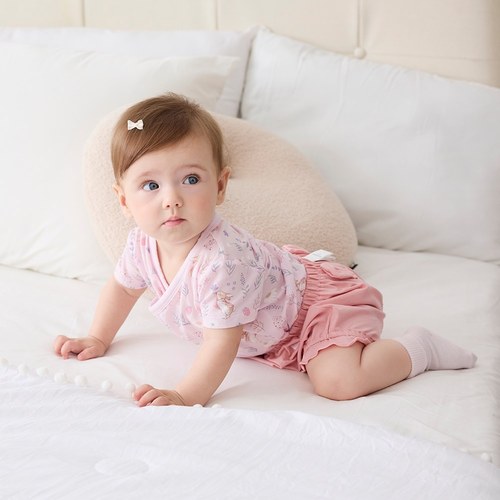 採花趣短褲 (竹節彈性布)