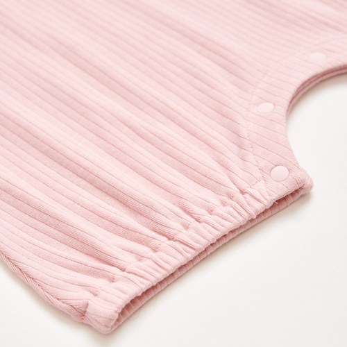 採花趣短袖兔裝 (天絲抽針條紋布+水晶紗布)