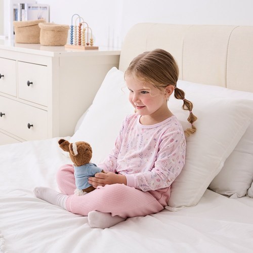 採花趣圓領冷氣衫套裝 (天絲抽針條紋布+水晶紗布)