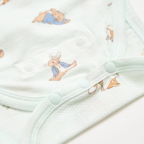 比得物語兩段式調節開襟包屁衣 (天絲洞感緹花布)