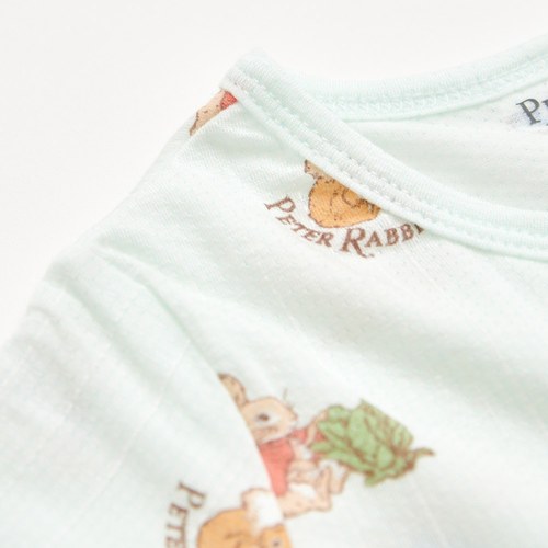 比得物語短袖側開包屁衣 (天絲洞感緹花布)