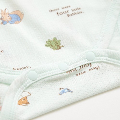 比得物語短袖側開包屁衣 (天絲洞感緹花布)