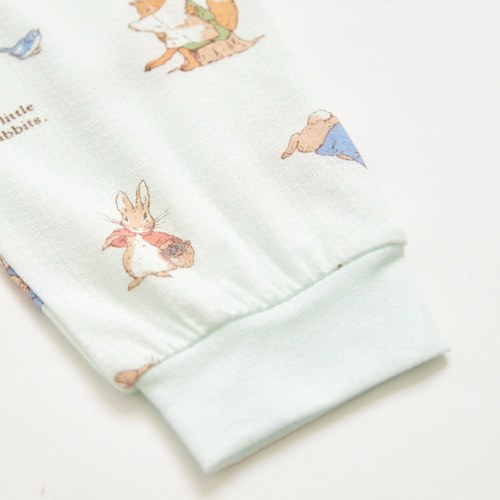 比得物語嬰兒長褲 (天絲洞感緹花布)