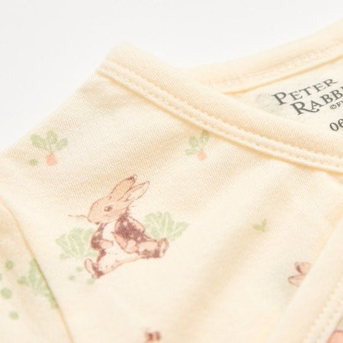 野餐比得開襟包屁衣 (天絲洞感緹花布)