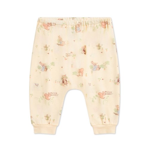 野餐比得嬰兒長褲 (天絲洞感緹花布)