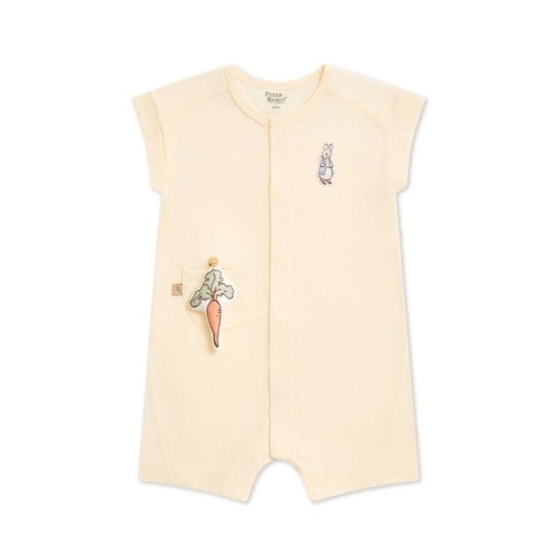 野餐比得短袖兔裝 (天絲洞感緹花布)