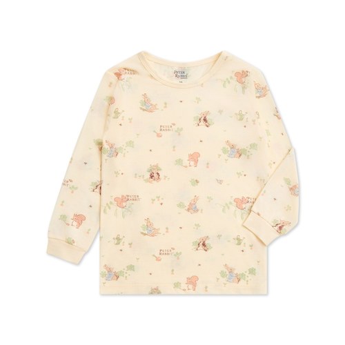 野餐比得圓領冷氣衫套裝 (天絲洞感緹花布)