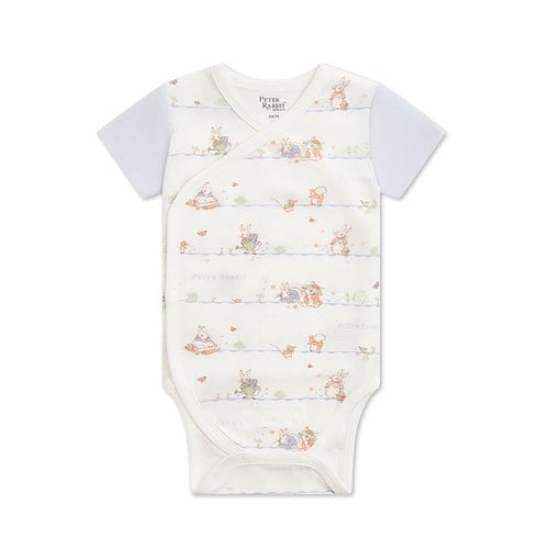 春日比得兩段式調節開襟包屁衣 (冰紗布)