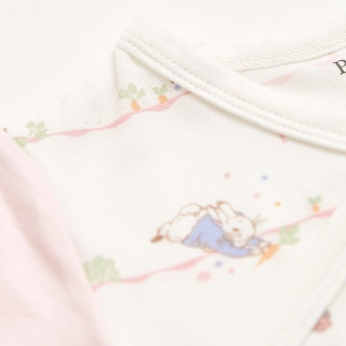 春日比得兩段式調節開襟包屁衣 (冰紗布)