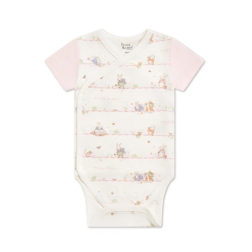 春日比得兩段式調節開襟包屁衣 (冰紗布)