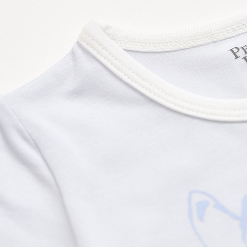 春日比得短袖側開包屁衣 (冰紗布)