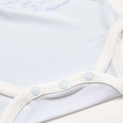 春日比得短袖側開包屁衣 (冰紗布)