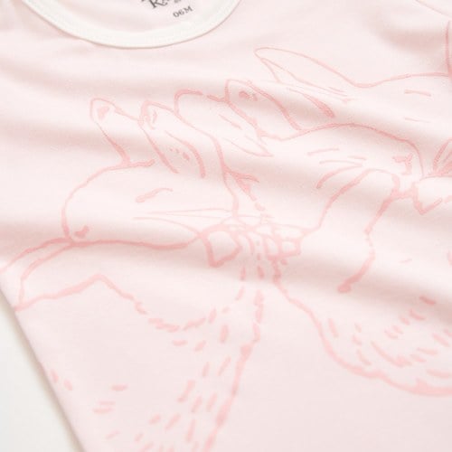 春日比得短袖側開包屁衣 (冰紗布)