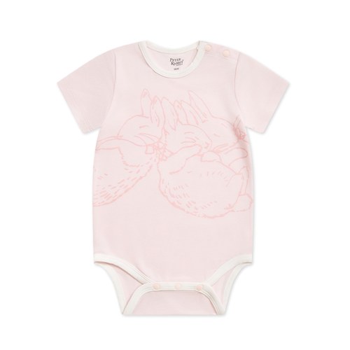 春日比得短袖側開包屁衣 (冰紗布)