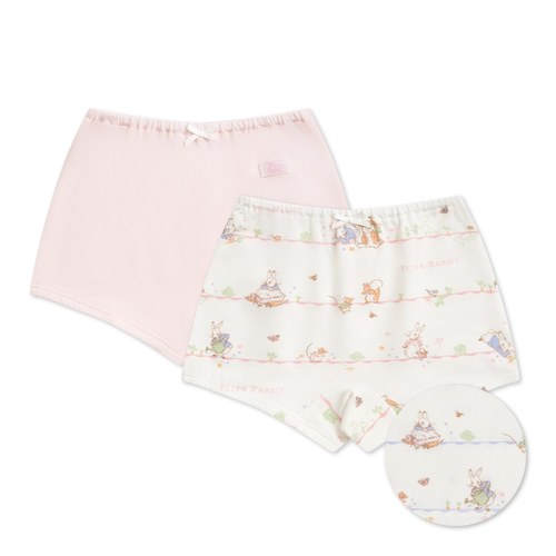 春日比得女童平口褲-2入 (銀離子抗菌內襠)