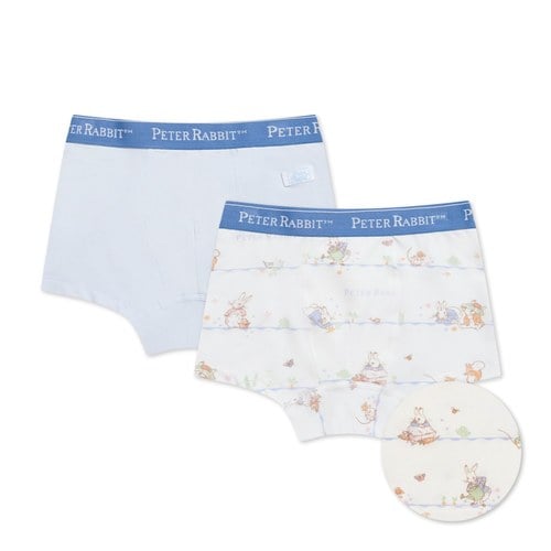 春日比得男童平口褲-2入 (銀離子抗菌內襠)