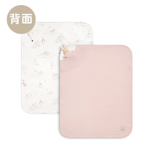 比得兔天絲泡泡紗四季被禮盒 70x90cm (被子+安撫玩偶)