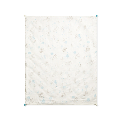 比得兔天絲泡泡紗冬夏兩用被禮盒 105x135cm