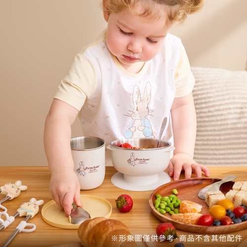 比得兔抗菌不鏽鋼匙碗組