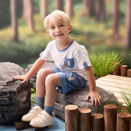 清新比得層次拼接口袋上衣 (吸濕排汗+抗UV)