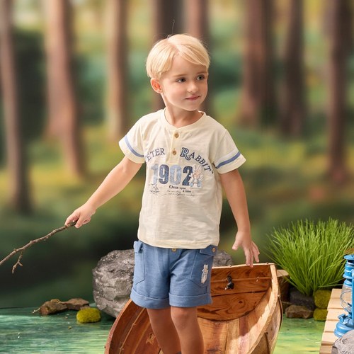 清新比得翻蓋口袋短褲 (吸濕排汗)