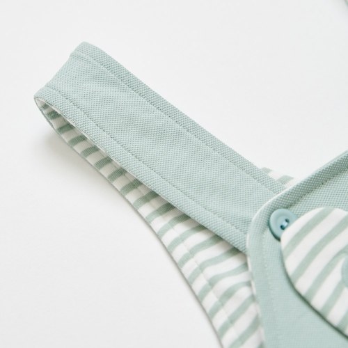 清新比得造型兔耳朵吊帶褲