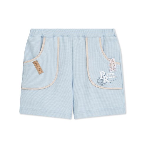 可愛比得滾邊口袋短褲