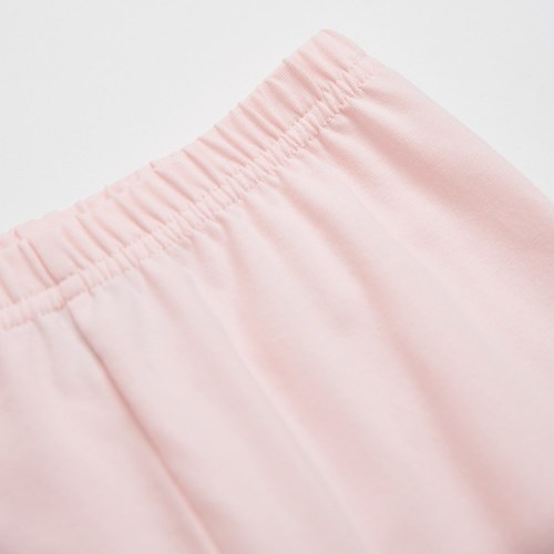 花語比得造型蝴蝶結抓皺七分褲 (吸濕排汗+抗UV)