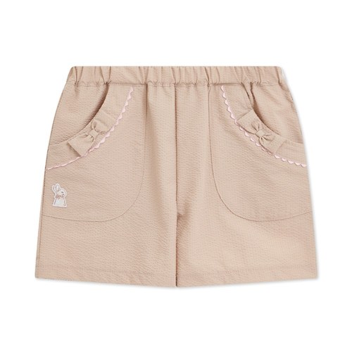 花語比得側蝴蝶結短褲