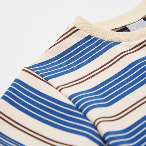 帥氣比得城市探險條紋T恤