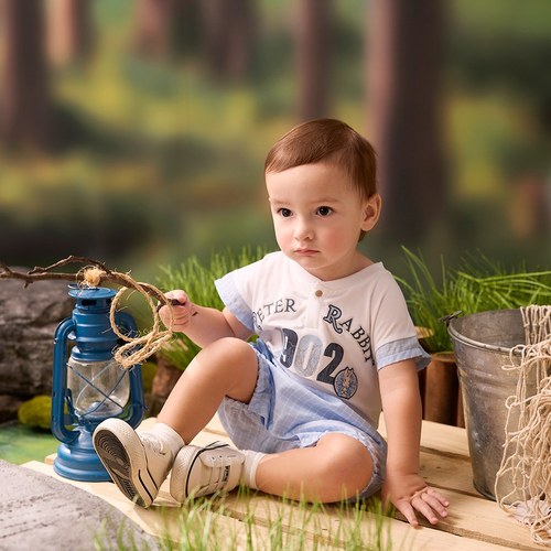 清新比得經典LOGO短袖兔裝 (吸濕排汗+抗UV)