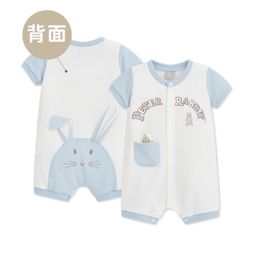 可愛比得背後造型立體兔短袖兔裝