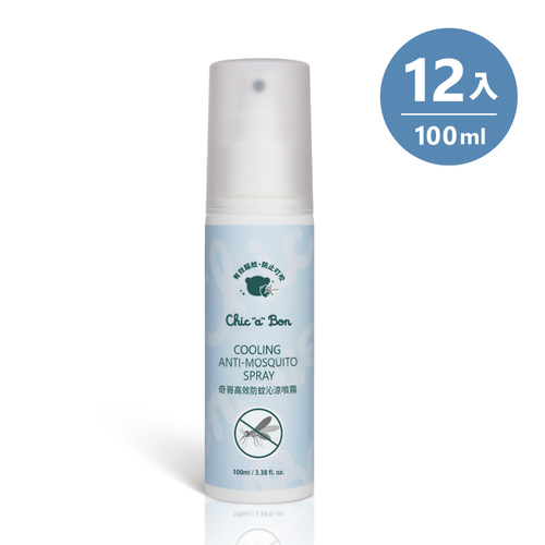 高效防蚊沁涼噴霧100ml 12入