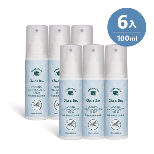 高效防蚊沁涼噴霧100ml 6入