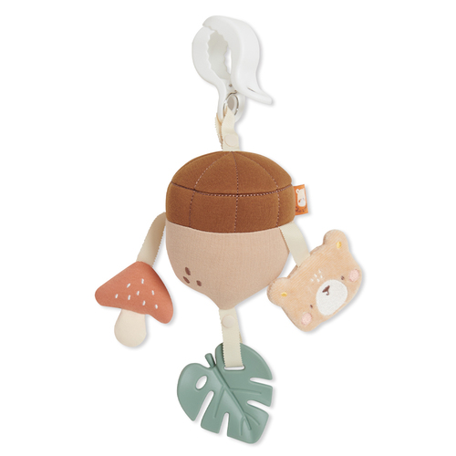 有機棉多功能吊掛安撫玩具(栗子熊)