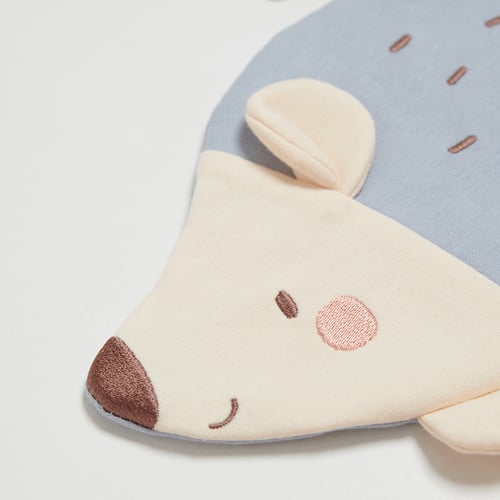 有機棉標籤安撫巾(刺蝟)