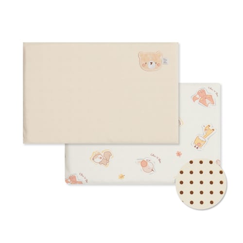 有機棉小乳膠枕-附枕套 20x30x2.5cm