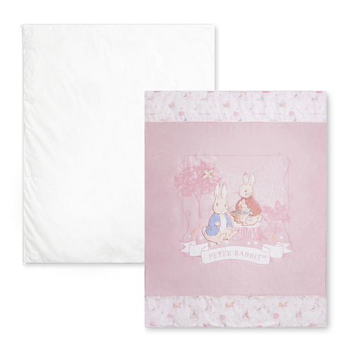 特級手工蠶絲被胎+悅讀比得兔冬夏兩用被 105x135cm