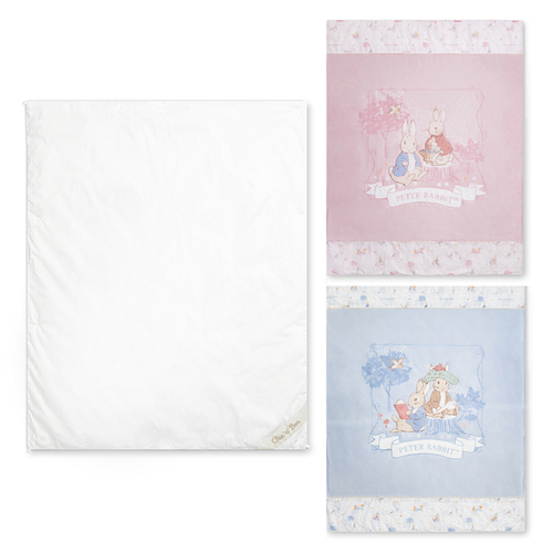 特級手工蠶絲被胎+悅讀比得兔冬夏兩用被 105x135cm