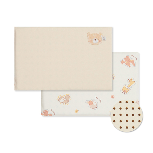 經典白色大床附床墊+有機棉四件式床組/寢具組-L