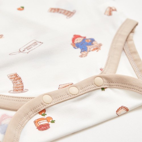 悠活柏靈頓兩段式調節開襟包屁衣 (冰紗布)