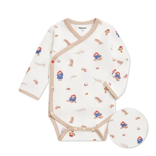 悠活柏靈頓兩段式調節開襟包屁衣 (冰紗布)