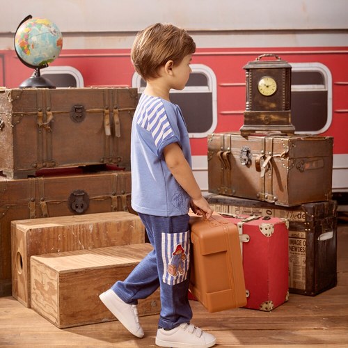 柏靈頓之旅不對稱口袋長褲 (吸濕排汗)