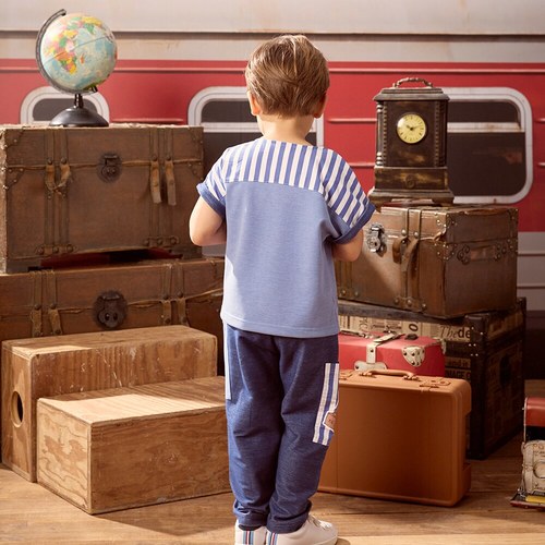 柏靈頓之旅不對稱口袋長褲 (吸濕排汗)