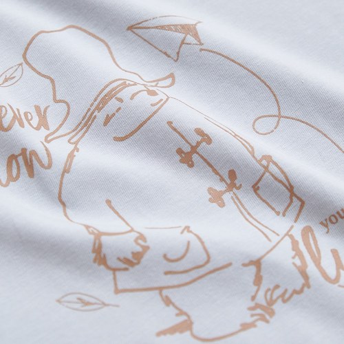 柏靈頓休閒短袖側開兔裝(針織布)